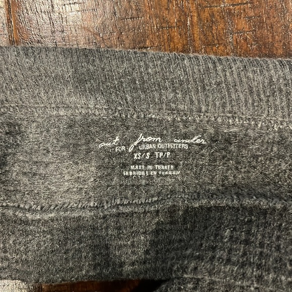 Urban Outfitters Ouf from Under Waffle Knit Crop Criss Cross Emilia Tank - Picture 3 of 4